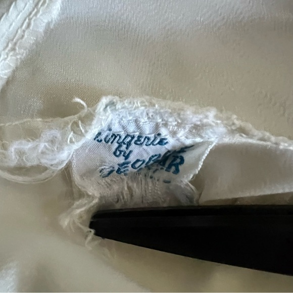 Vintage Maxi Slip Dress With Lace Trim Size 34 Medium - Picture 11 of 11